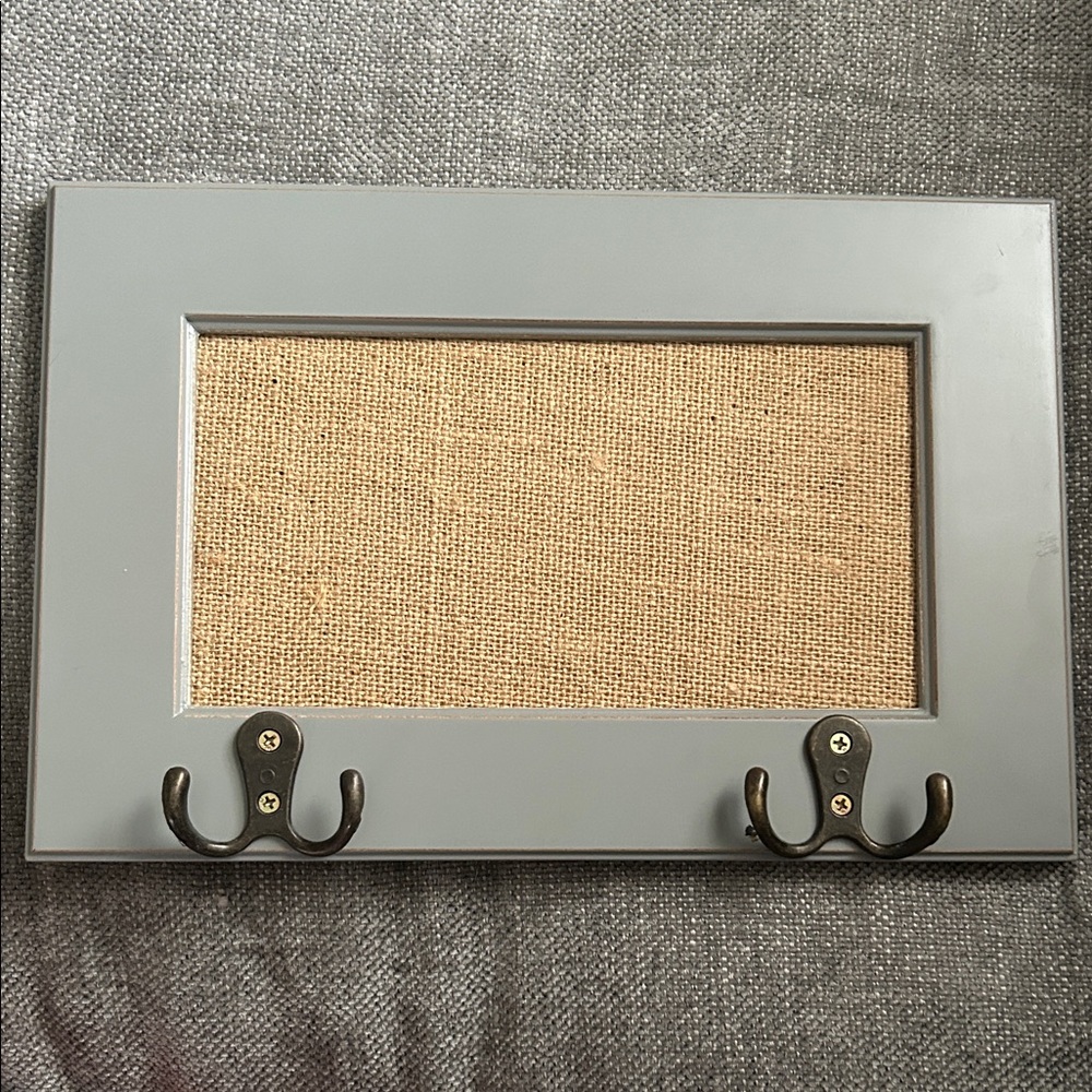 T.J.Maxx Gray and Brown Wall Hooks! The back is off can be glued back on